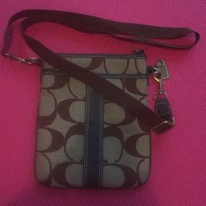 Coach cross body purse